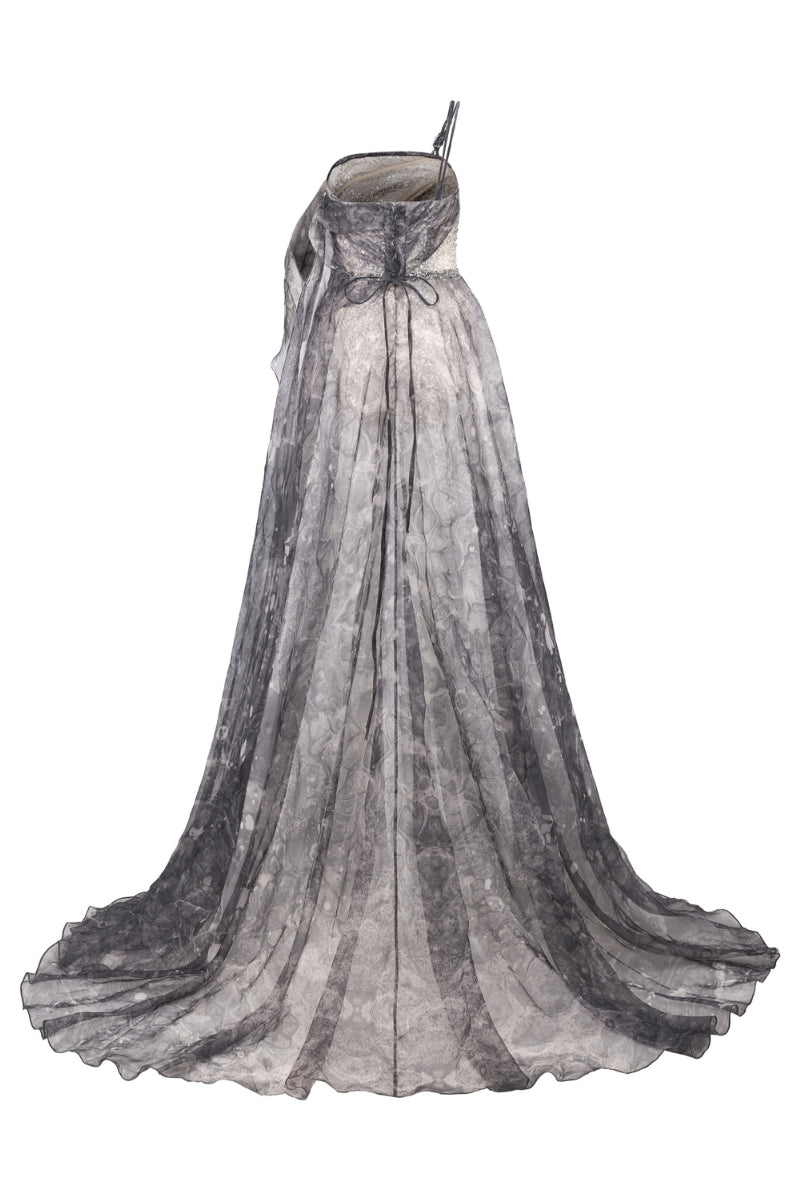 sequin and chiffon maxi dress Sage Coast Embellished Chiffon Maxi Dress