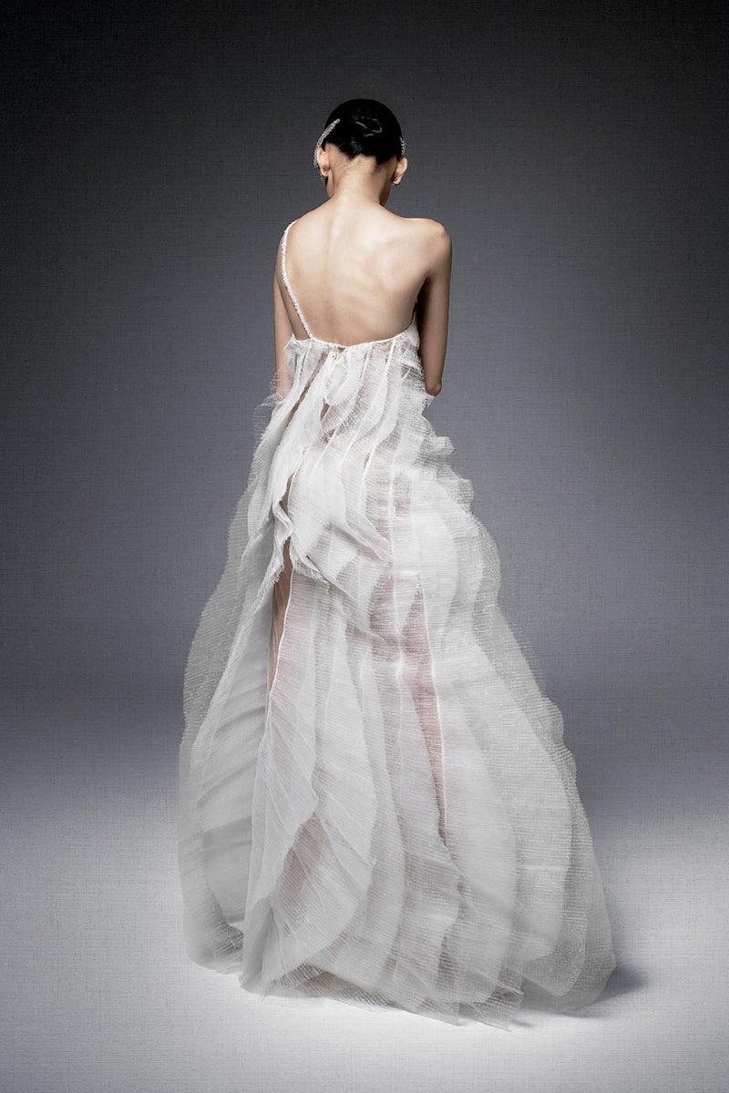 Phan Huy Pleated Chiffon Maxi Dress | Cult Mia Phan Huy Pleated Chiffon Maxi Dress | Cult Mia