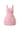 CATHERINE A-LINE STRAPPY CREPE MINI DRESS WITH FEATHERS