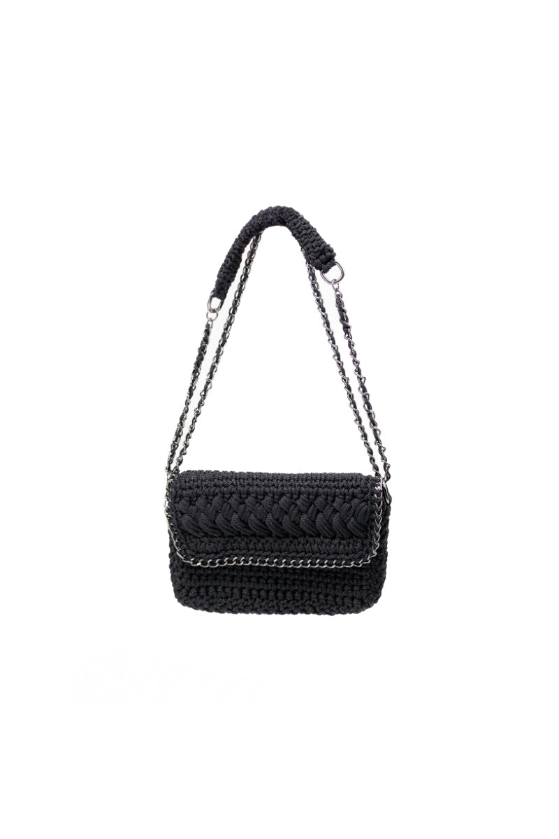 PETALA LUREX BLACK BAG - CULT MIA