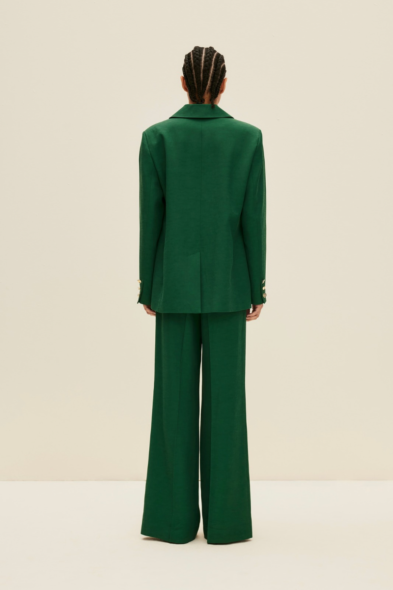 OVERSIZED TAILORED JACKET IN LUSH GREEN - CULT MIA