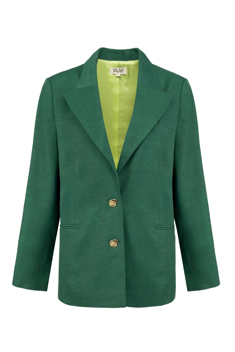 OVERSIZED TAILORED JACKET IN LUSH GREEN - CULT MIA