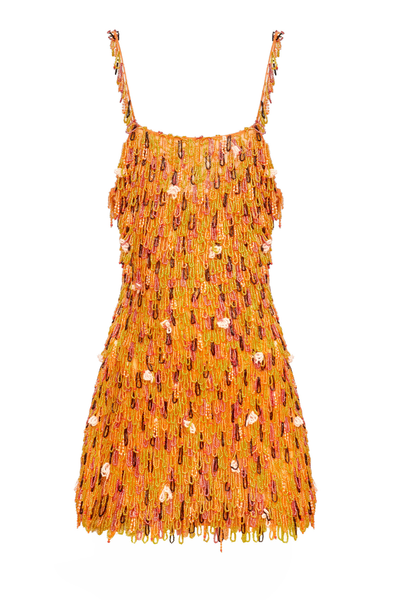 dior orange dress Zainab Orange Satin Floral Print Tie Back Modest Dress  House Of Haniya