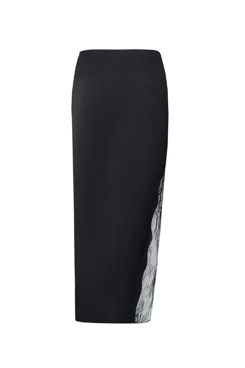 SANTA BRANDS jade velvet midi skirt with soft, flowing fabric and elegant design, perfect for stylish everyday wear.