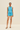 SILK SHORTS IN TURQUOISE BLUE - CULT MIA