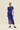 WRAP-STYLE MIDI SKIRT IN CYANOTYPE PRINT - CULT MIA