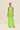 PANTS WITH SIDE SLITS IN LIME GREEN - CULT MIA