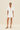 SHORTS WITH TIES IN PEARL WHITE - CULT MIA