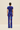 FLARED PANTS IN CYANOTYPE PRINT - CULT MIA