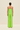 PANTS WITH SIDE SLITS IN LIME GREEN - CULT MIA
