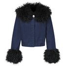 TT Studios Kimmy Jacket, stylish outerwear with a modern design, shown in a close-up view highlighting fabric and stitching details.