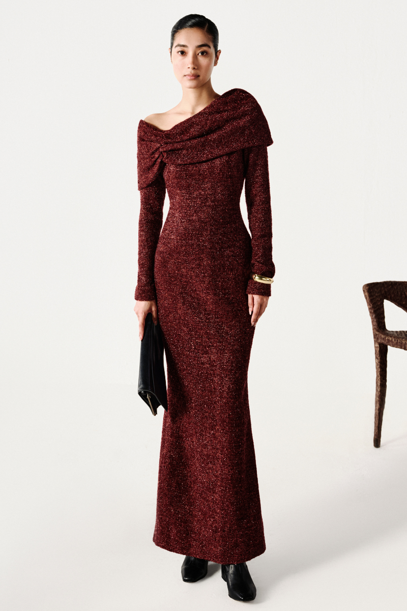 LUREX TWEED ITALIAN MADE MERMAID DRESS - CULT MIA