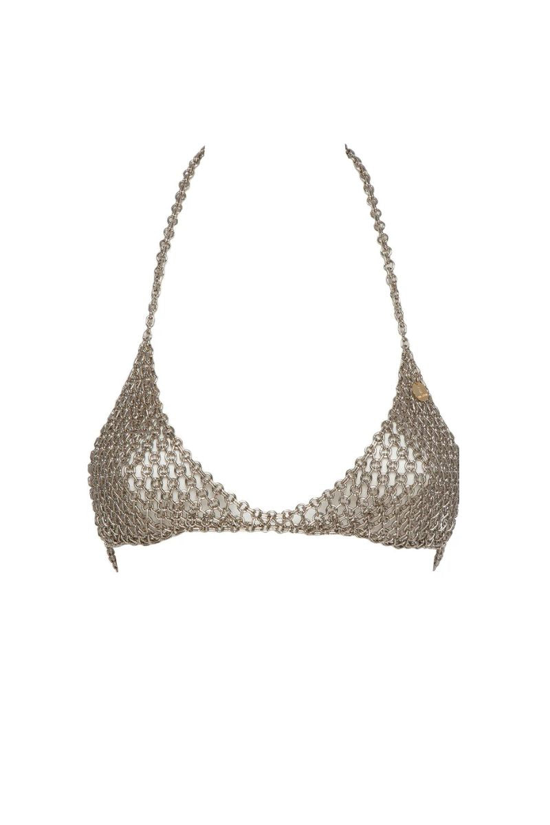 حمالة الصدر الفضية