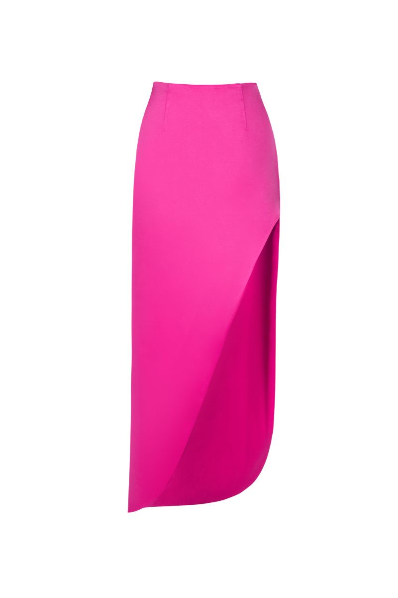 3 CARATS HOT PINK MAXI SKIRT - CULT MIA
