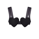 Black MS. Heart bra from Stolen Stores, a stylish tops piece with a comfortable fit and minimal design.