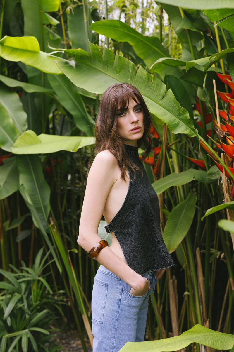 TT Studios Sofia Top showing a stylish, lightweight blouse with a relaxed fit and subtle design details.