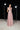 PINK ORGANZA A-LINE COLD SHOULDER MAXI DRESS - CULT MIA