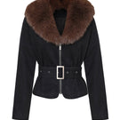 TT Studios CARM jacket featuring a sleek, modern design with a zip-up front and stylish collar detail.