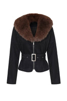 TT Studios CARM jacket featuring a sleek, modern design with a zip-up front and stylish collar detail.