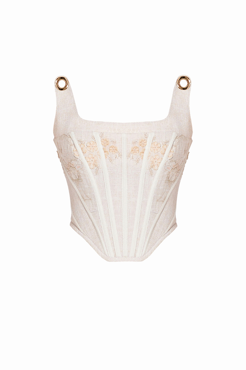 MORGAN V-LINE STRAPPY CORSET - CULT MIA