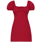 Summer Away Dominica mini dress in cherry, featuring a stylish sleeveless design and vibrant cherry print, perfect for summer outings.