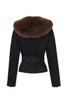 Black TT Studios Carm Jacket with a zip-up front and stylish design, perfect for casual wear and outdoor activities.