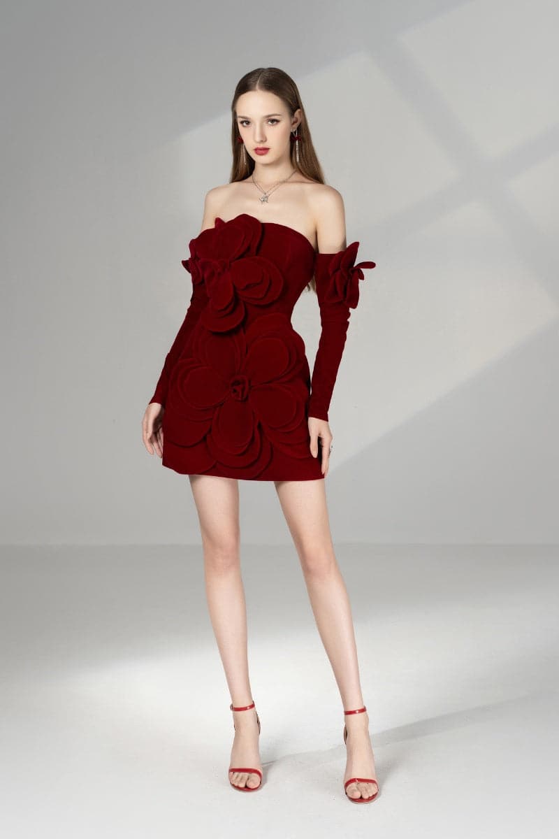 AMORA A-LINE COLD SHOULDER VELVET MINI DRESS | CULT MIA | HAPPY CLOTHING AMORA A-LINE COLD SHOULDER VELVET MINI DRESS | CULT MIA | HAPPY CLOTHING