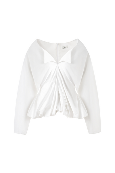 DRAPED BALLOON BLOUSE | CULT MIA | LECIA DRAPED BALLOON BLOUSE | CULT MIA | LECIA