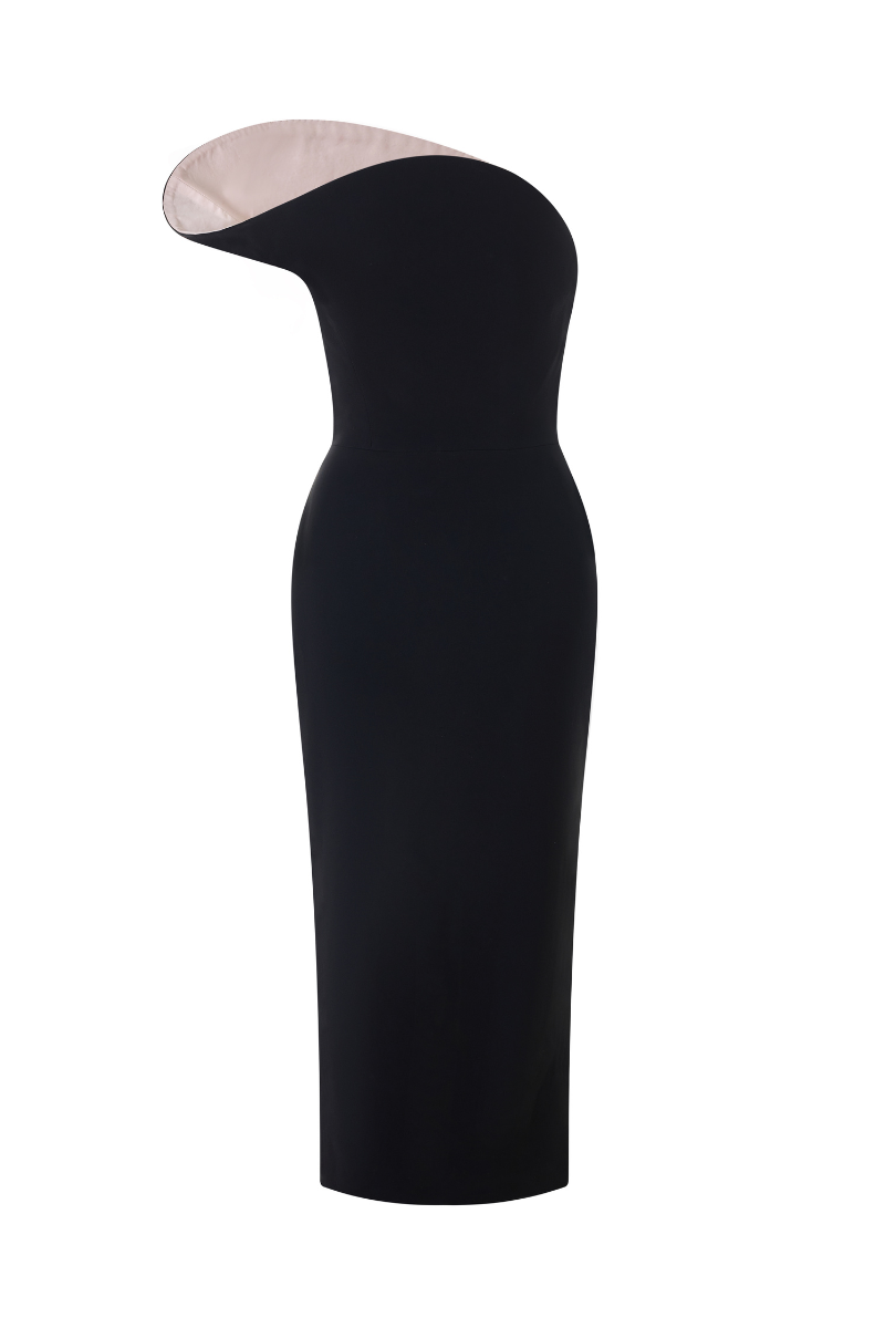 BLOOMING COCKTAIL CREPE DRESS | CULT MIA