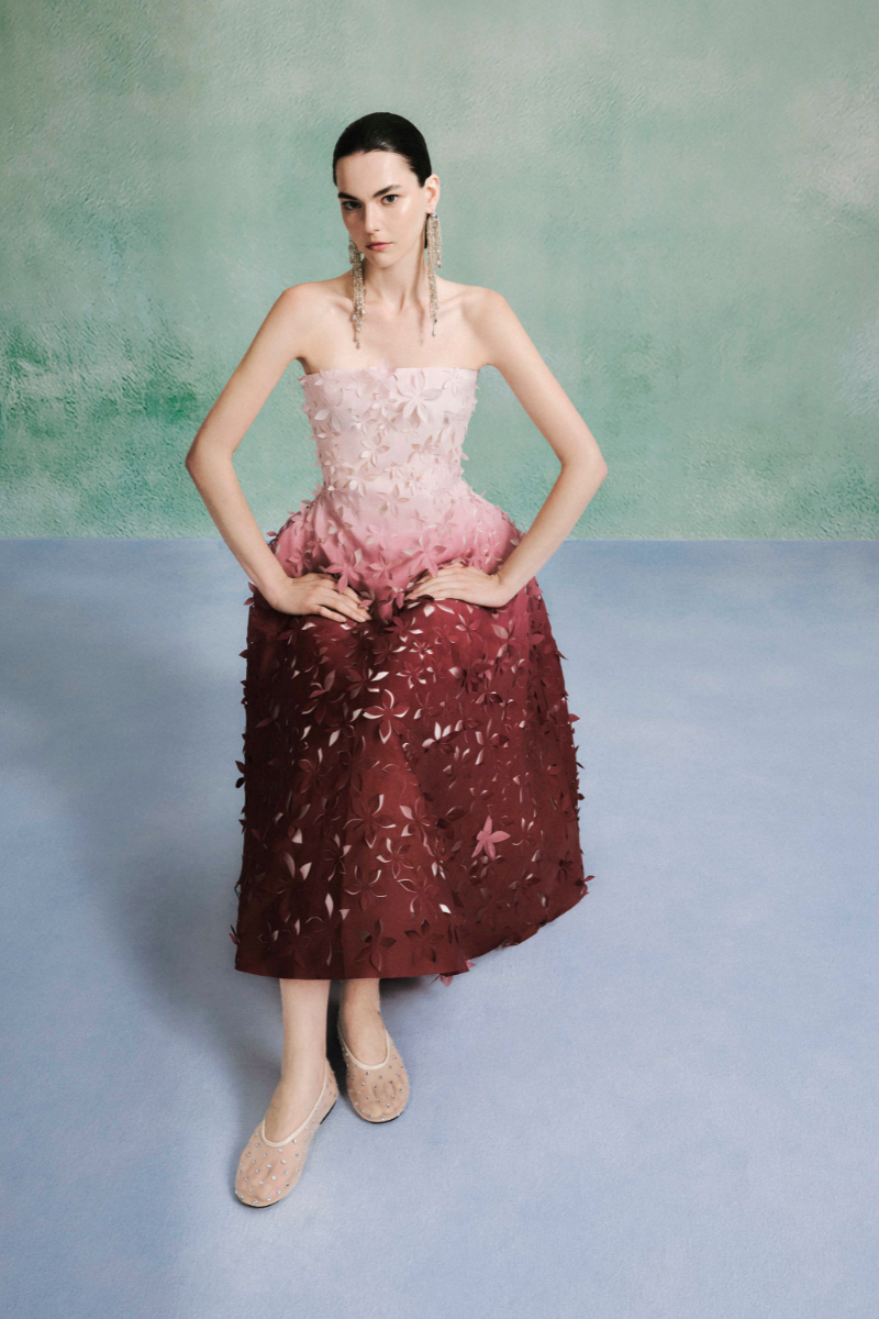 Lecia Laser Cut Ombre Organze Dress | Cult Mia Lecia Laser Cut Ombre Organze Dress | Cult Mia