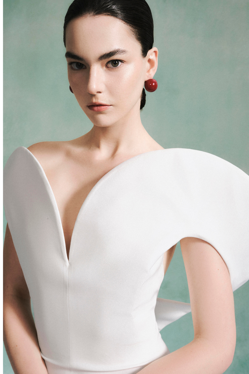 LECIA PETAL-SHOULDER DRESS | Cult Mia LECIA PETAL-SHOULDER DRESS | Cult Mia