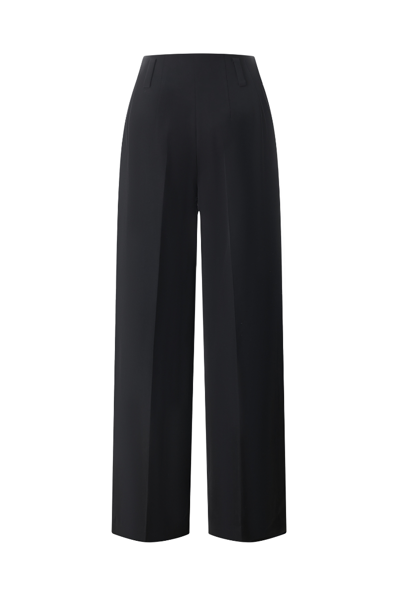 Lecia straight long pants in a sleek, fitted design with a smooth fabric finish, displayed on a neutral background.
