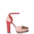 Terry de Havilland Lily Amalfi platform heels with open toe and ankle strap, featuring a bold, stylish high heel design.