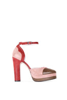 Terry de Havilland Lily Amalfi platform heels with open toe and ankle strap, featuring a bold, stylish high heel design.