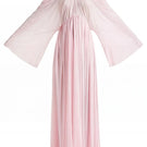 Deme By Gabriella Blossom Dress in Noa Pink, a flowing maxi dress with floral pattern and elegant design, perfect for summer wear.