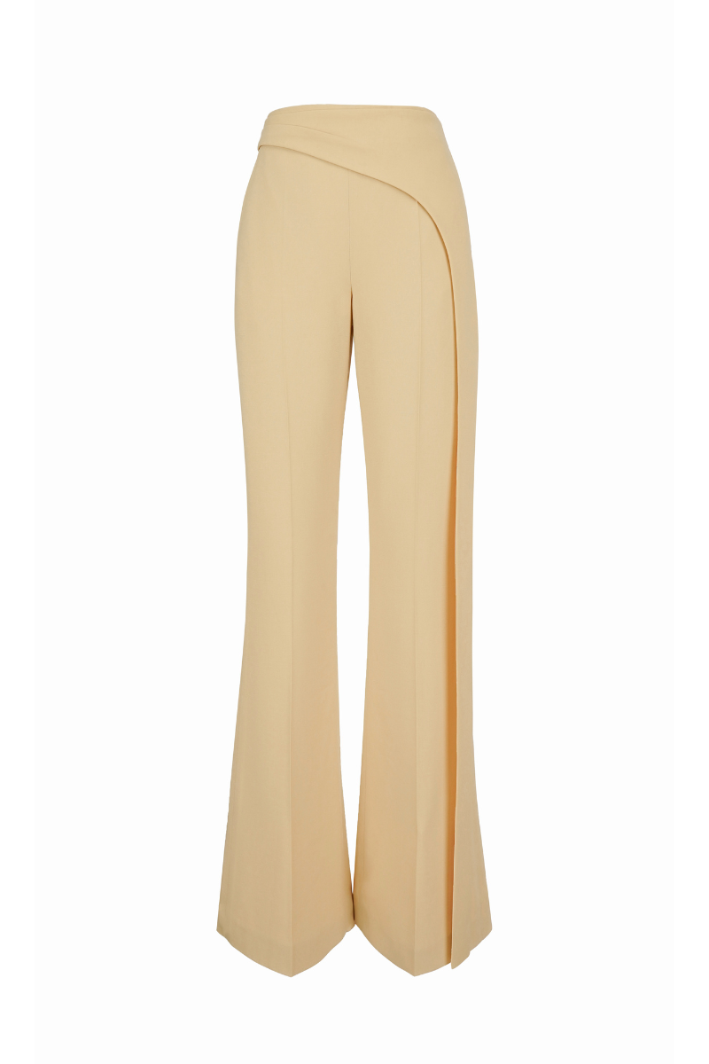 ESTEBAN FLARE EXTENDED FLAP FLOOR LENGTH PANTS - CULT MIA