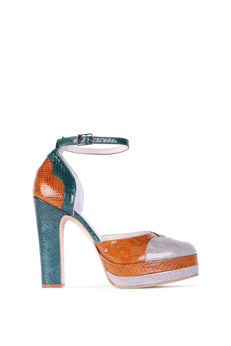 LILY LONDON 70S PLATFORM HEELS