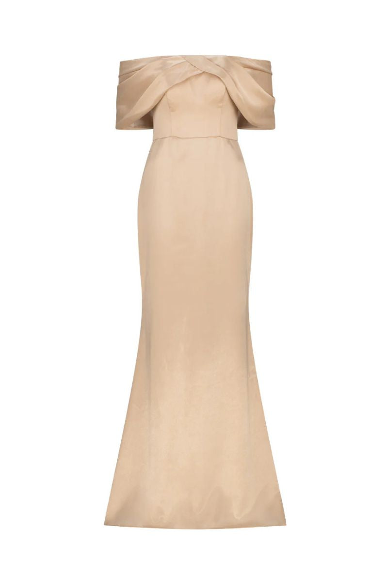 SESRY OFF SHOULDER MAXI