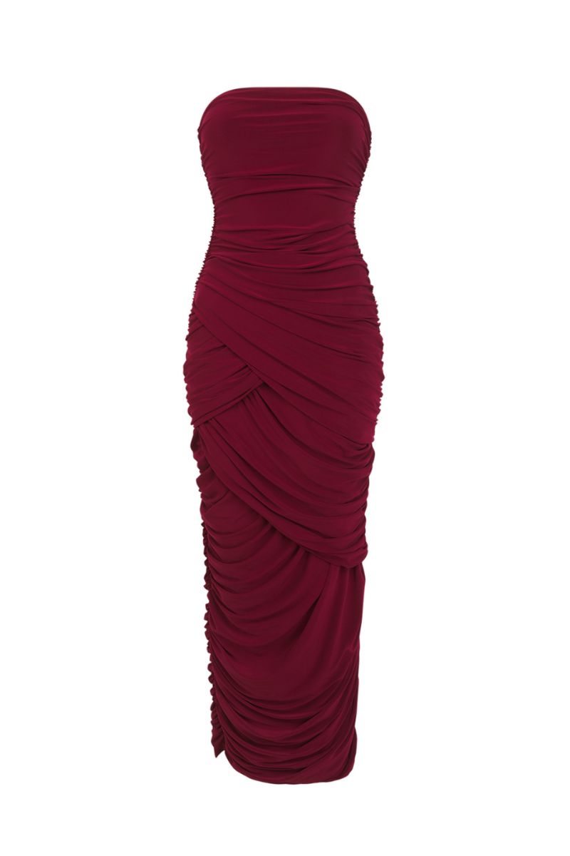 MEISSA MIDAXI DRESS IN RUMBA RED