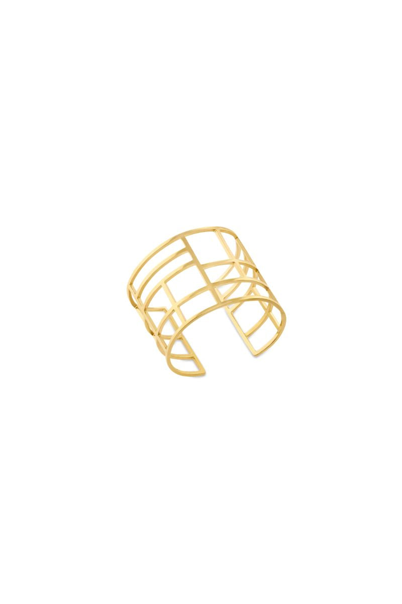 Sara Shala Colosseo ring in yellow gold vermeil, showcasing a sleek, elegant gold ring with a smooth finish and minimalist design.