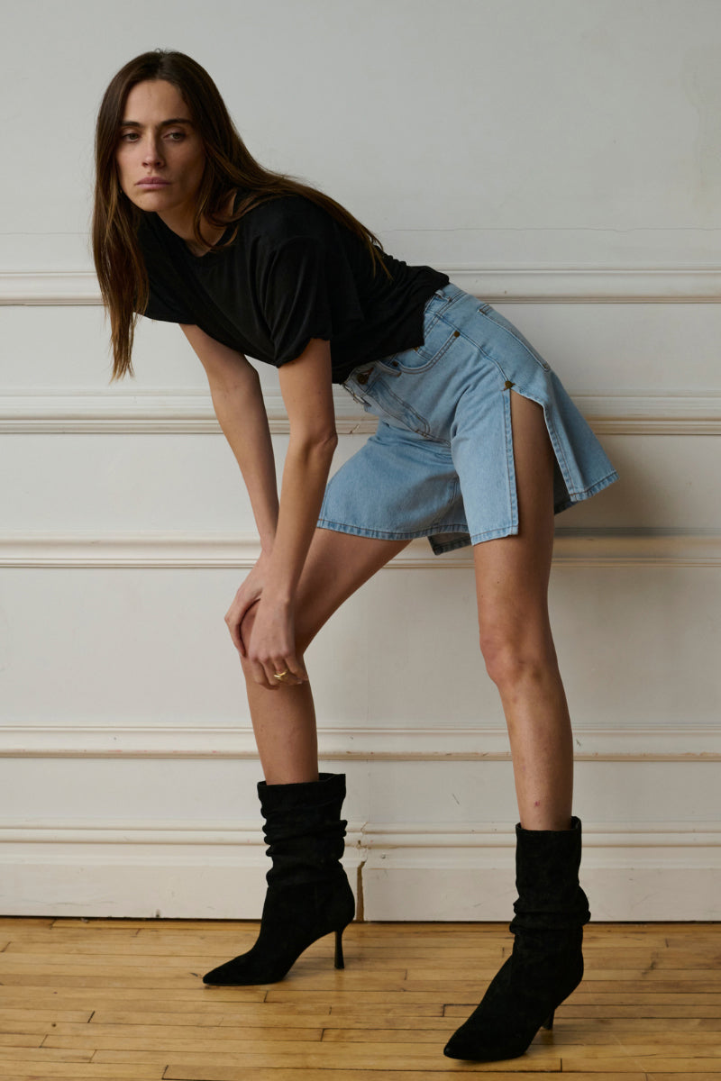 TT Studios Duke Shorts showing lightweight fabric, elastic waistband, and casual fit on a neutral background.