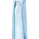 Blue asymmetrical taffeta gown by Tracy Studio, showcasing elegant design and flowing fabric in a stylish evening dress.