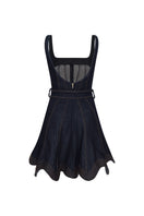 DUMA&CO mineral mini dress with vibrant floral print, sleeveless design, and fitted waist, perfect for summer wear.