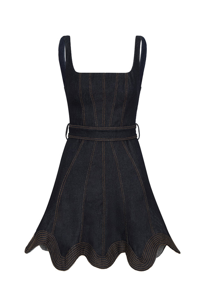DUMA&CO mineral mini dress featuring a stylish design, lightweight fabric, and a flattering fit perfect for casual or evening wear.