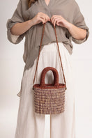 Mara Brazil VIDA brown top handle bag with sleek design and sturdy handle, versatile accessory for everyday use.