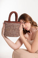Mara Brazil VIDA brown top handle bag with sleek design and sturdy handles, perfect for everyday use.