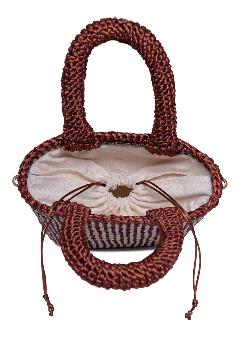 Mara Brazil VIDA brown top handle bag with sleek design and sturdy handles, perfect for everyday use.