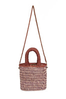 Brown Mara Brazil VIDA top handle bag with sleek design and structured silhouette, showcasing its stylish and versatile appearance.