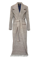 JC Pajares virgin wool coat, stylish and warm, featuring a classic design with tailored fit and cozy fabric for cold weather.