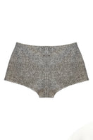 JC Pajares virgin wool culotte shorts displayed on a model, showcasing their stylish fit and cozy fabric.